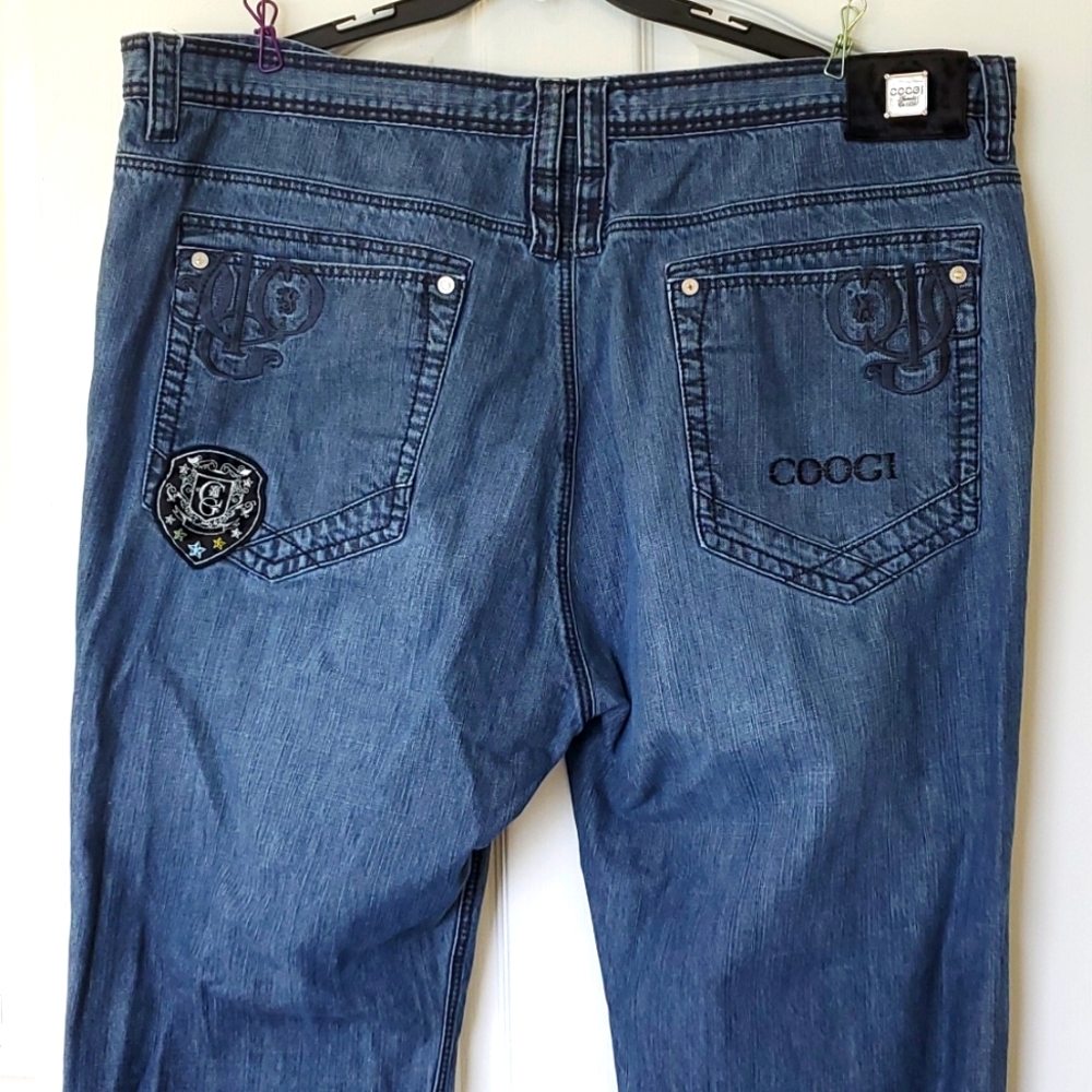 COOGI embroidered jeans